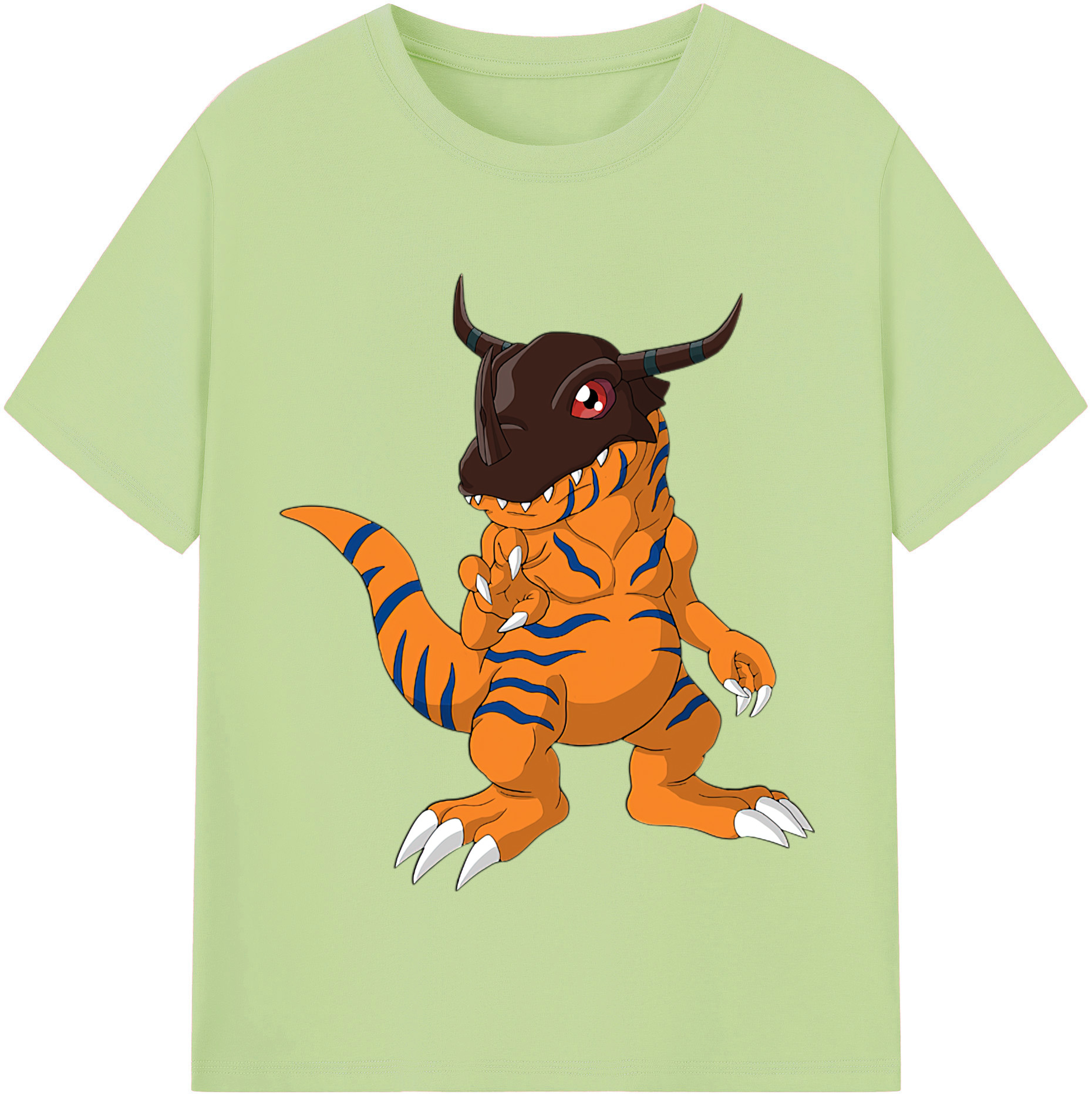 （画像用） Digimon デジタルモンスター/デジモン 綿100％半袖Tシャツ（フロントプリント）